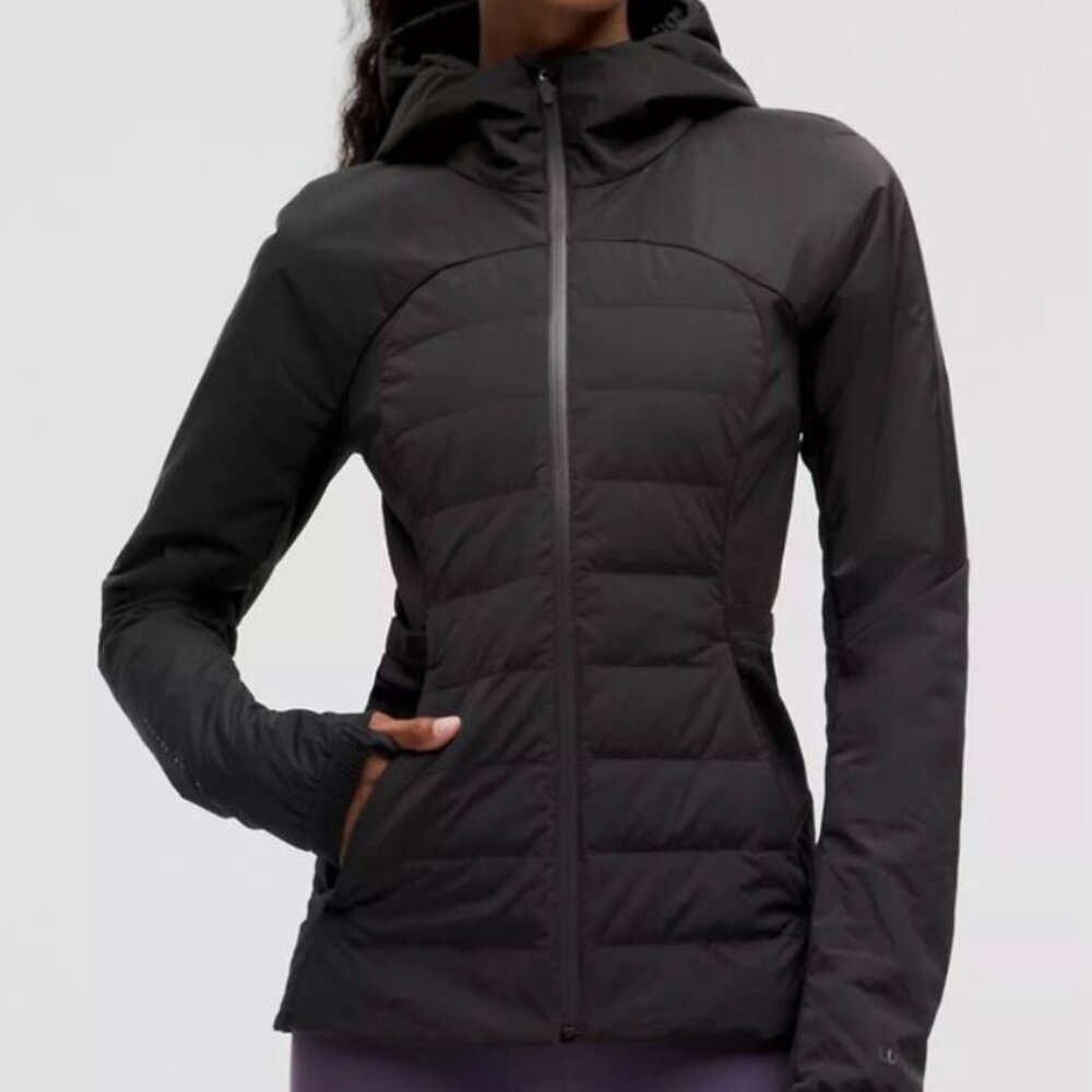 Lululemon Down For It All jacket with detachable hood - Size 6